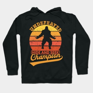 Bigfoot Undefeated Hide And Seek Champion Hoodie